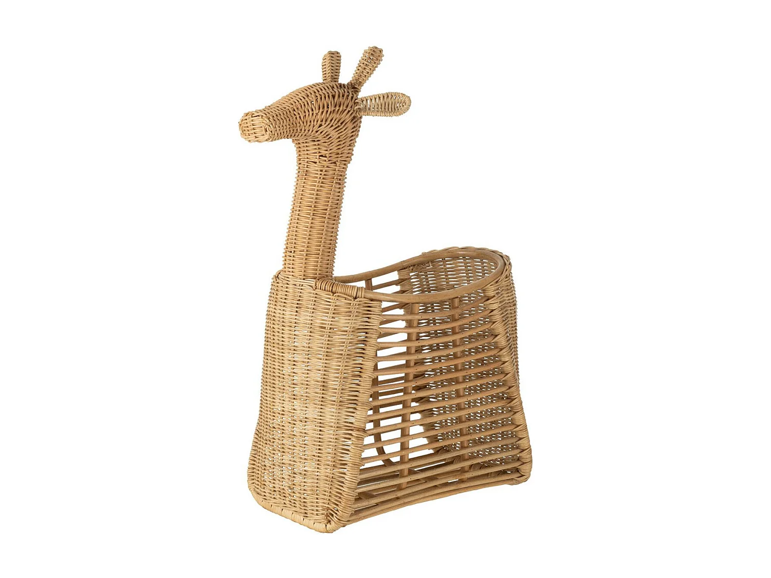 Panier de Rangement en Rotin "Girafe" 83cm Naturel