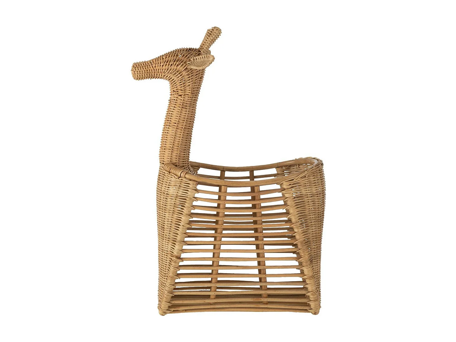 Panier de Rangement en Rotin "Girafe" 83cm Naturel