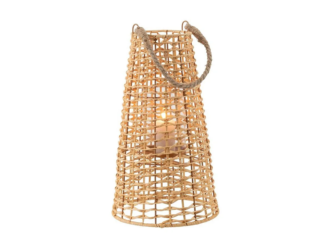 Lanterne en Rotin "Anais" 42cm Naturel