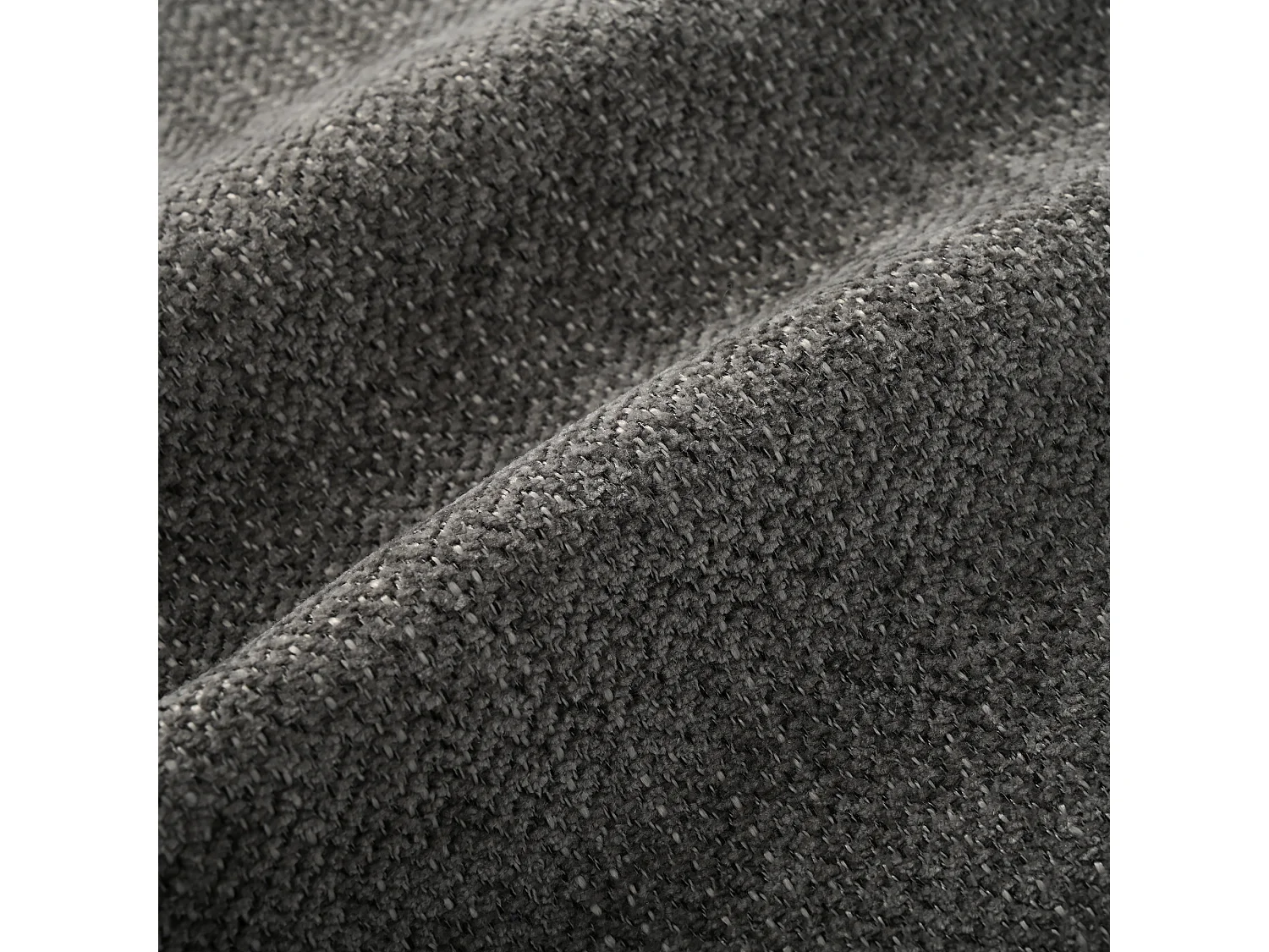 Juego de 2 sillas de comedor de chenilla gris - Patas de metal dorado