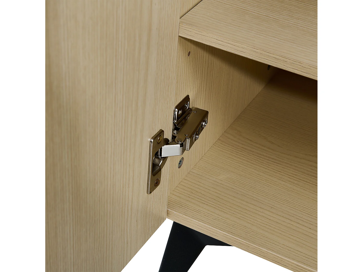 Meuble à chaussures avec 2 portes et 1 tiroir - Naturel clair