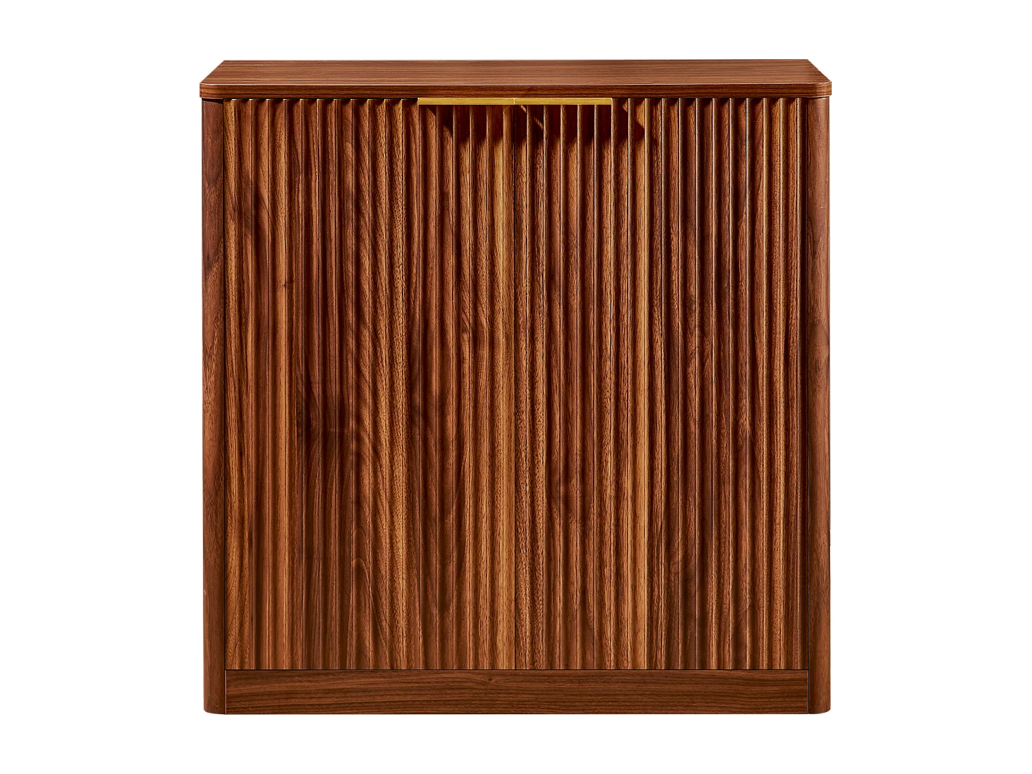 Modern dressoir met 2 deuren, 80 x 39,8 x 80 cm, bruin