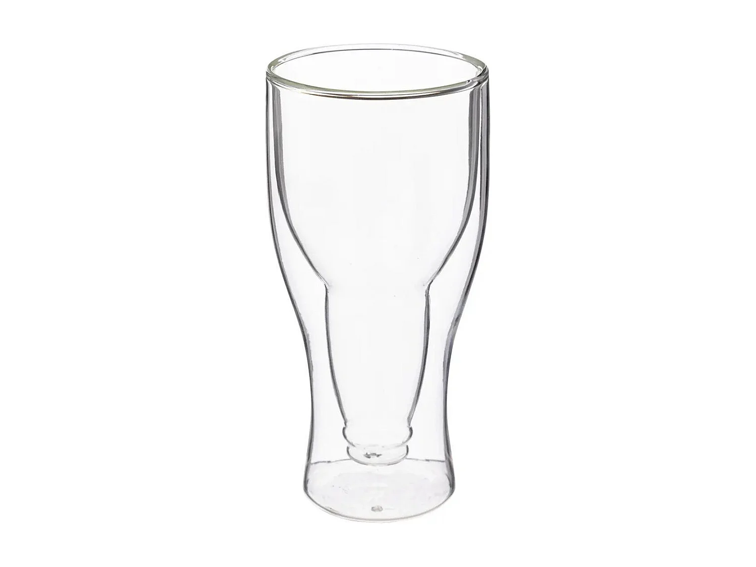 Lot de 2 Verres à Bière "Double Paroi" 35cl Transparent