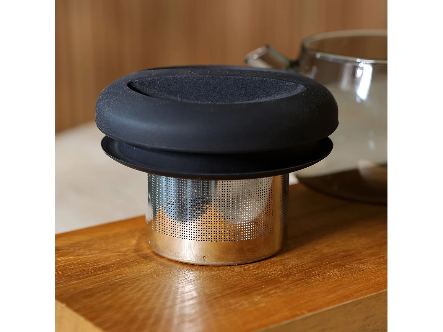 Ogo Living - Théière Fusion 300ml En Verre Borosilcate Avec Couvercle En Silicone