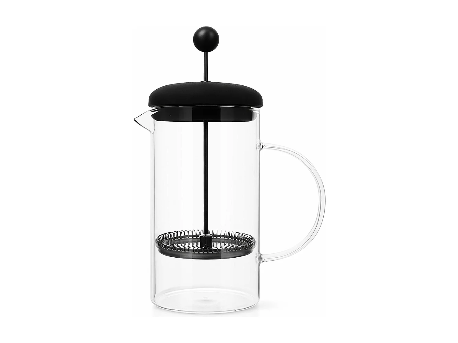 Ogo Living - Cafetière à Piston Fusion 600ml En Verre Avec Couvercle Silicone