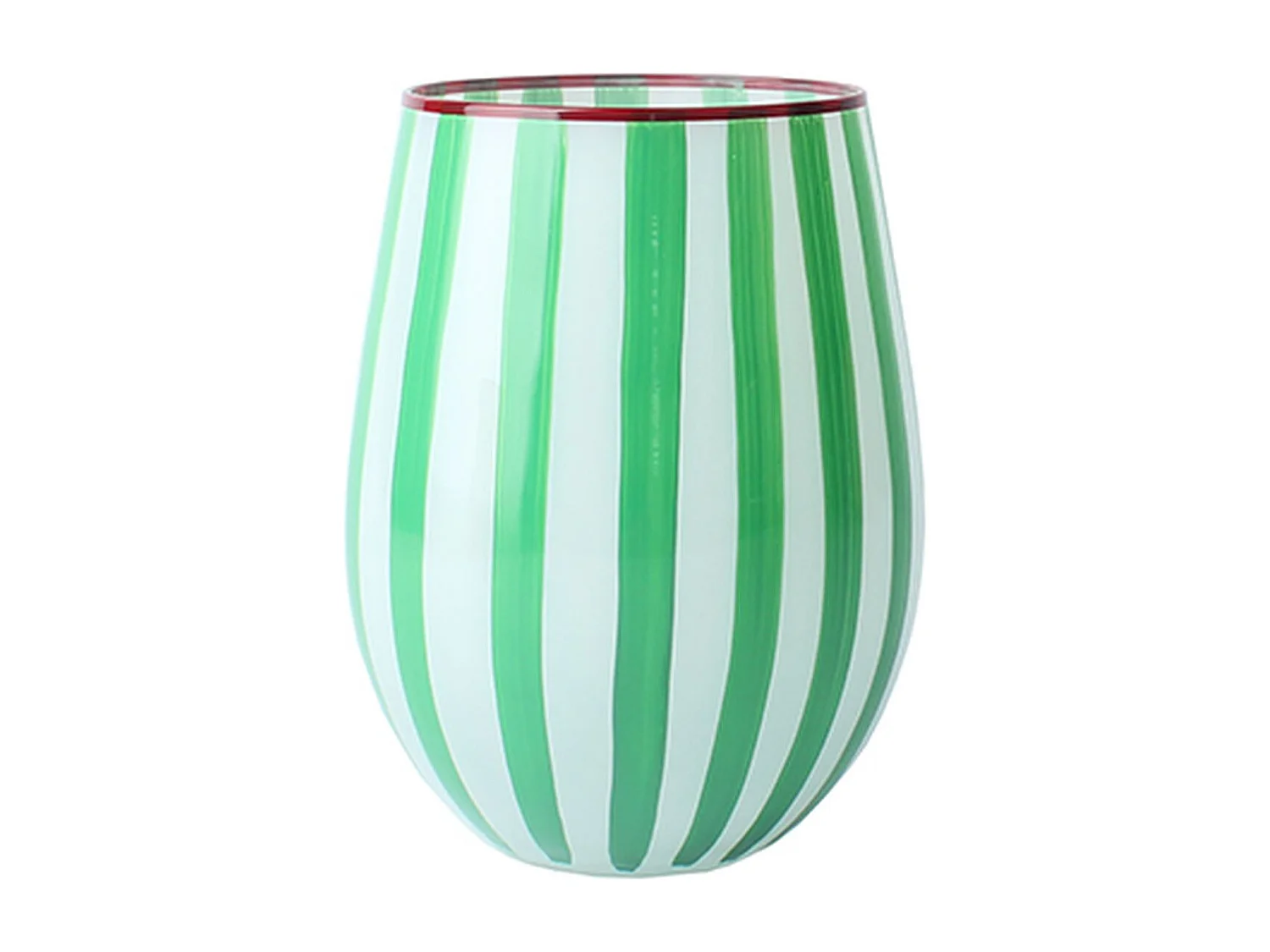 Novastyl - Lot De 3 Gobelets 40cl En Verre Vert Circus