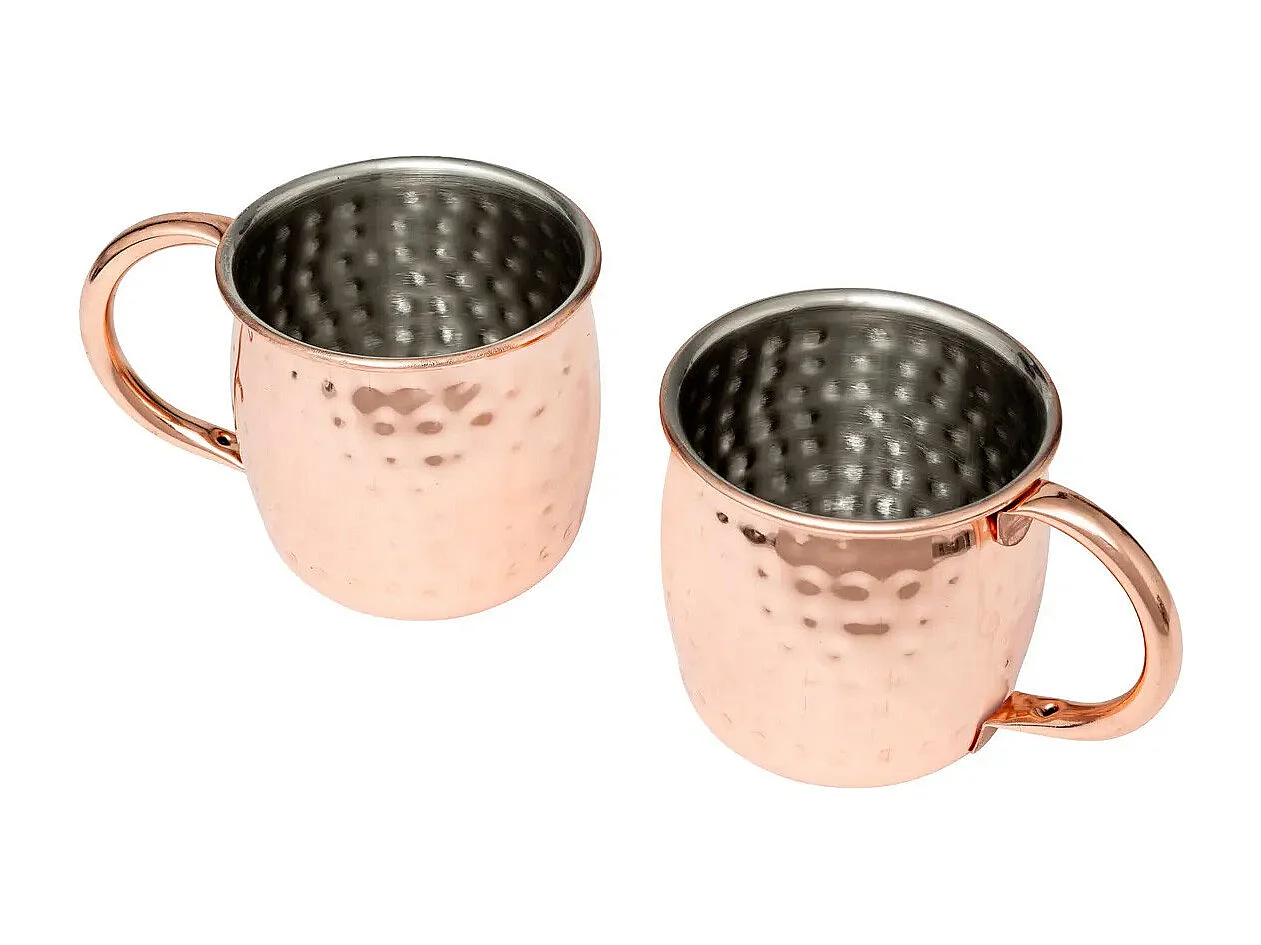 Lot de 2 Chopes "Moscow Mule" 47cl Bronze