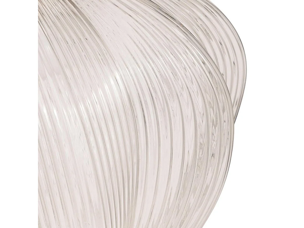 Lampe Suspension en Verre "Phylas" 37cm Transparent