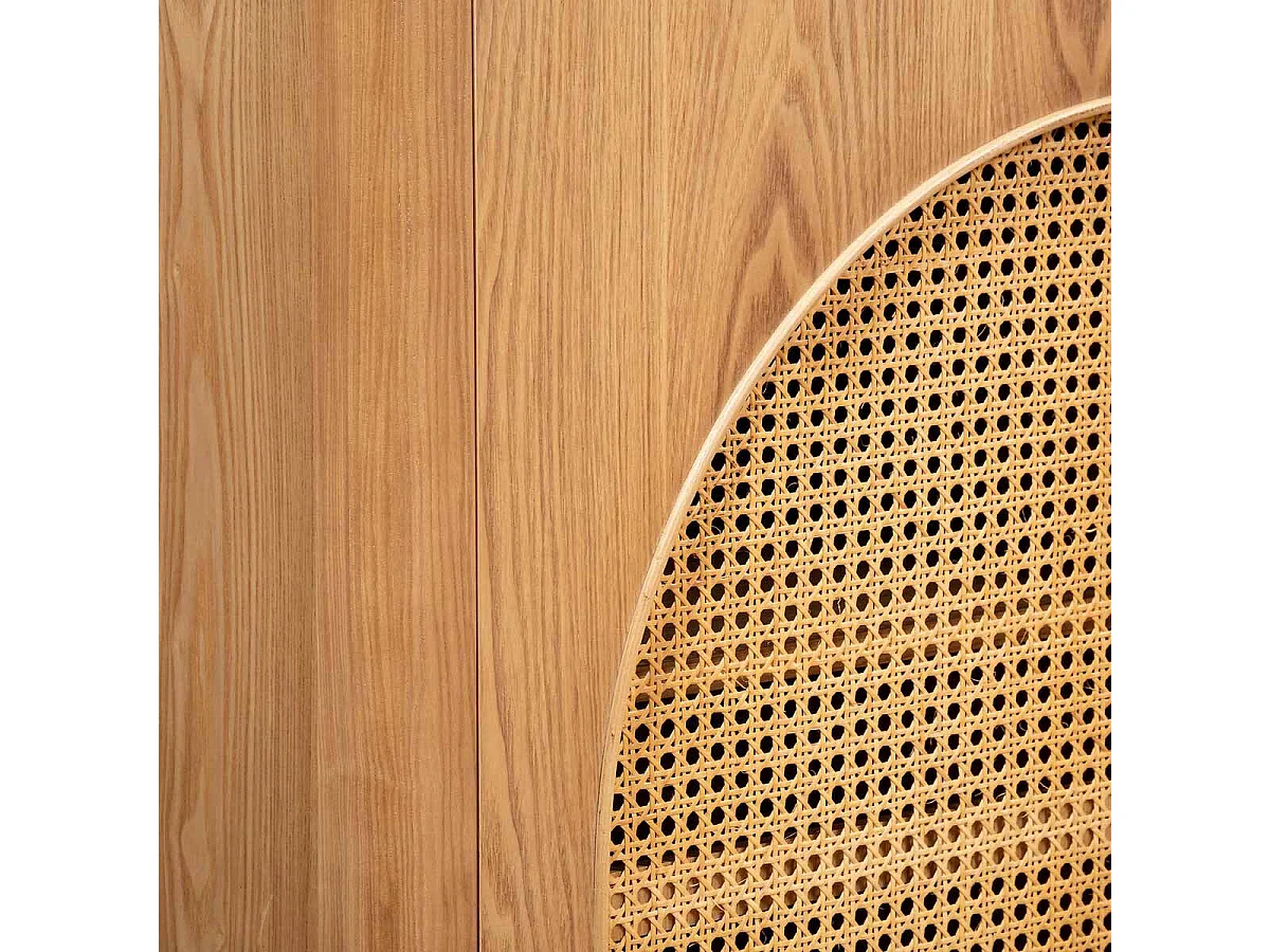 Armoire 2 Portes "Tiria" 92cm Marron