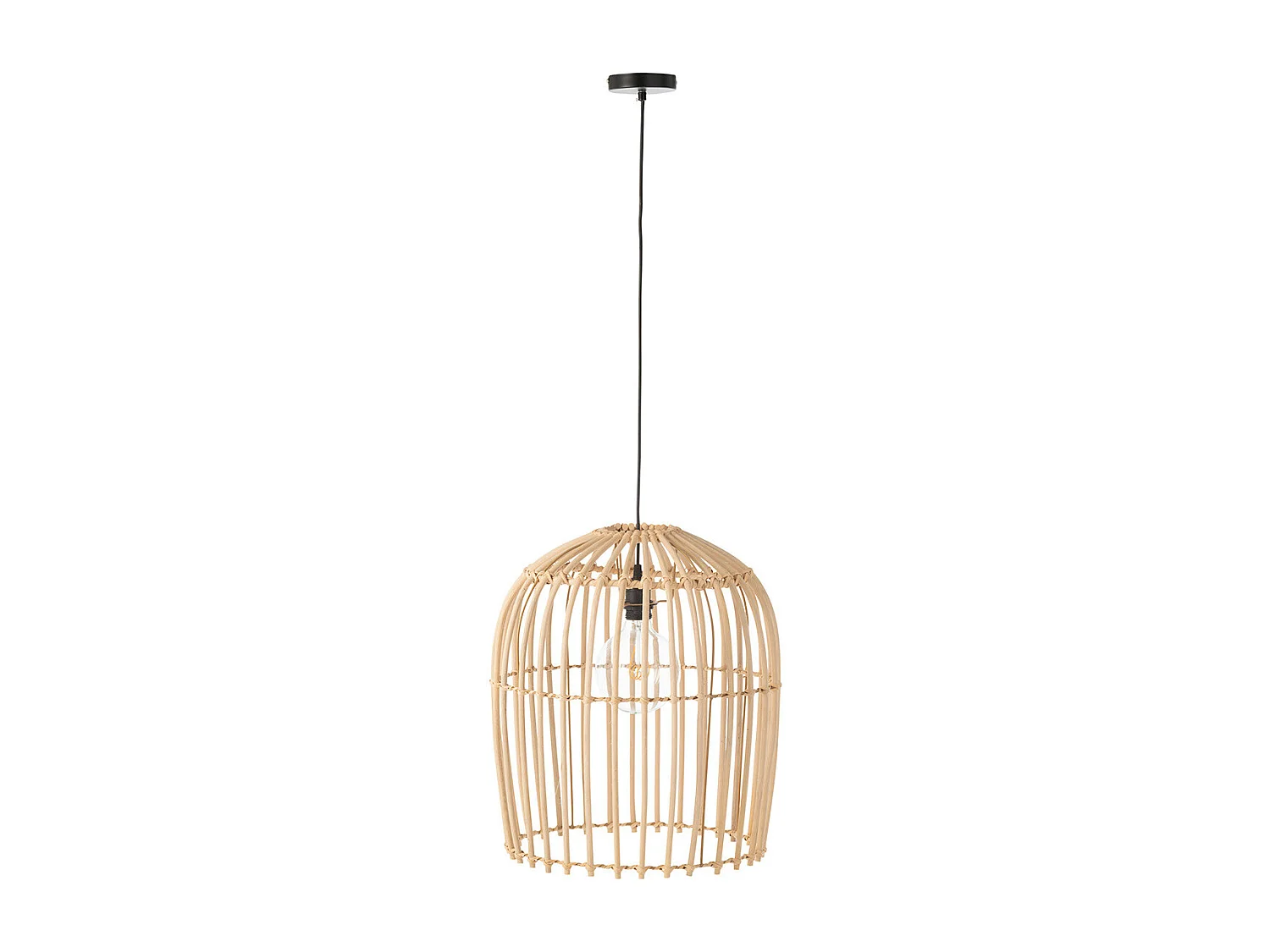 Lampe Suspension en Rotin "Wie" 48cm Naturel