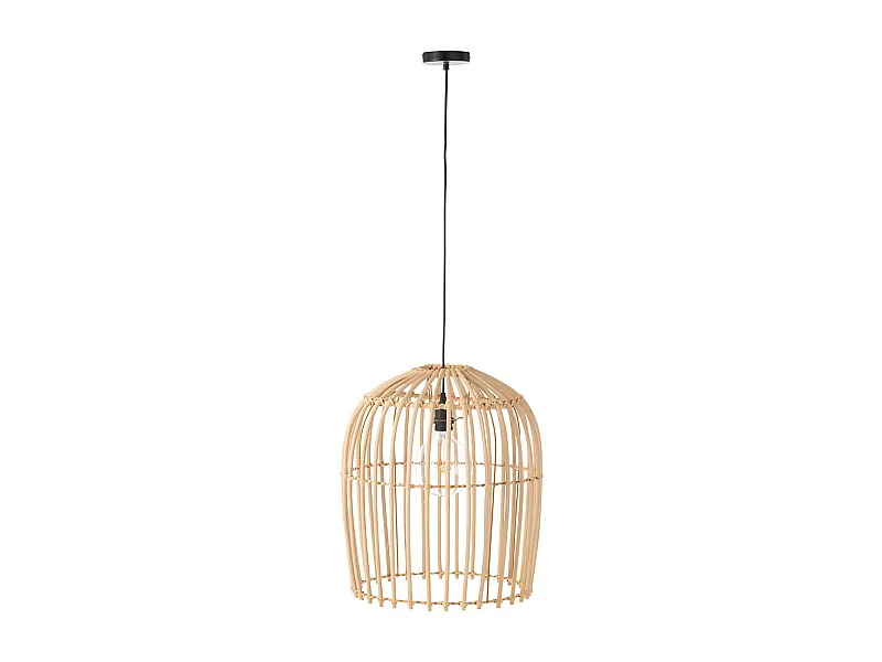 Lampe Suspension en Rotin "Wie" 48cm Naturel