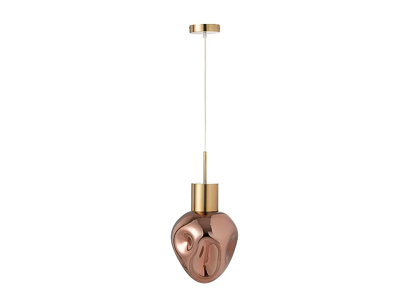 Lampe Suspension Design "Kerri" 160cm Cuivre
