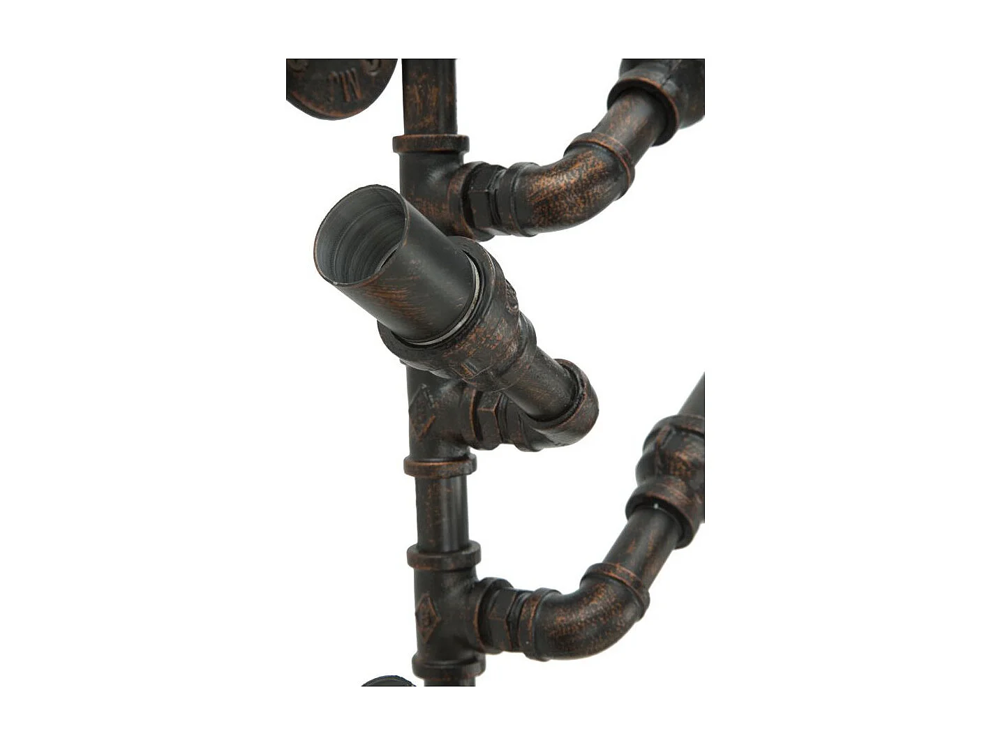 Porte-Bouteilles Mural 6 Emplacements "Manhattan" 55cm Noir