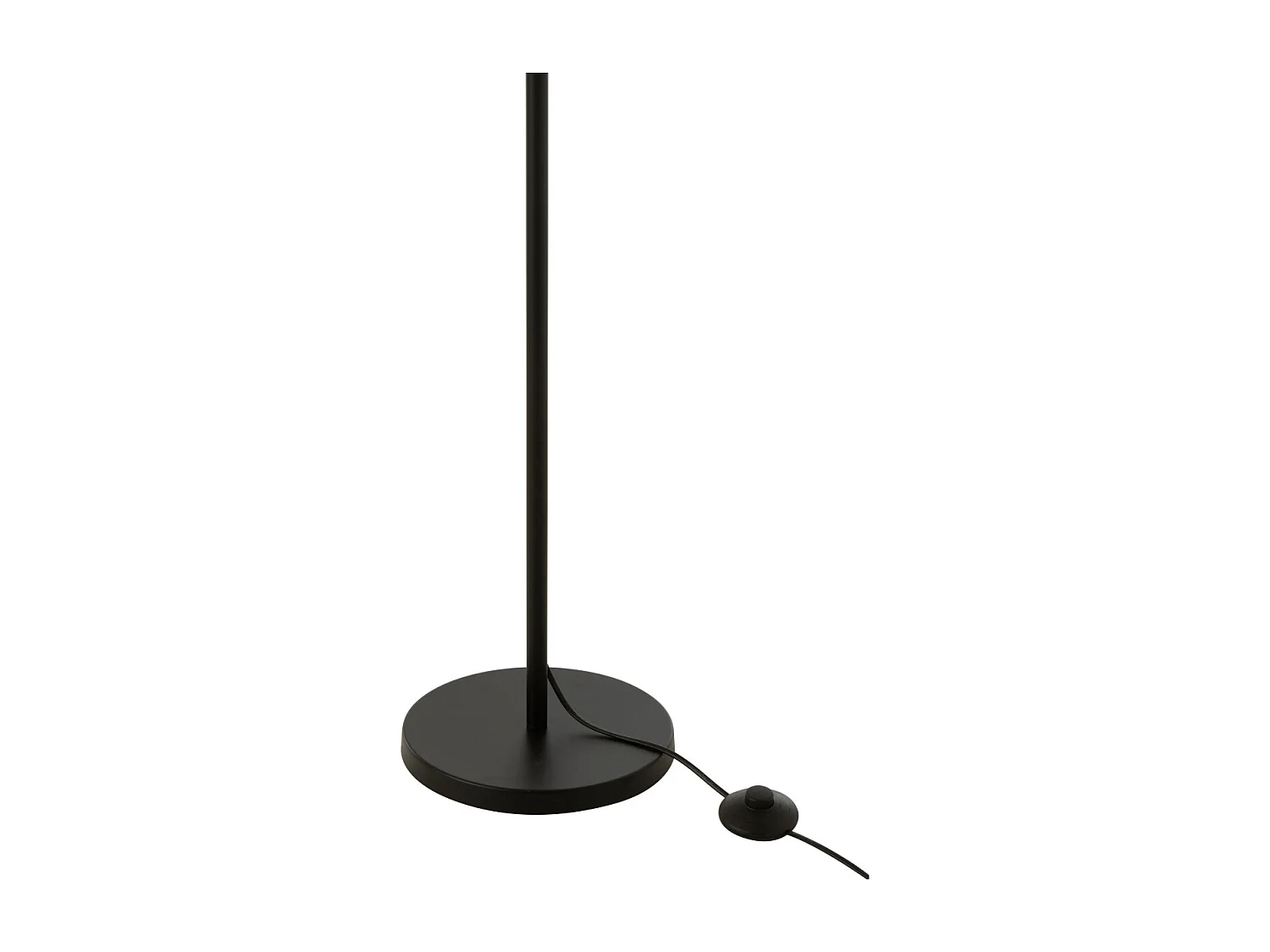 Lampadaire en Rotin "Preston" 154cm Naturel & Noir