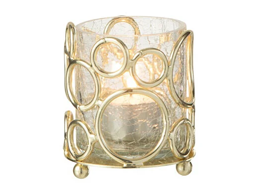 Photophore Design en Verre "Kyev" 9cm Transparent