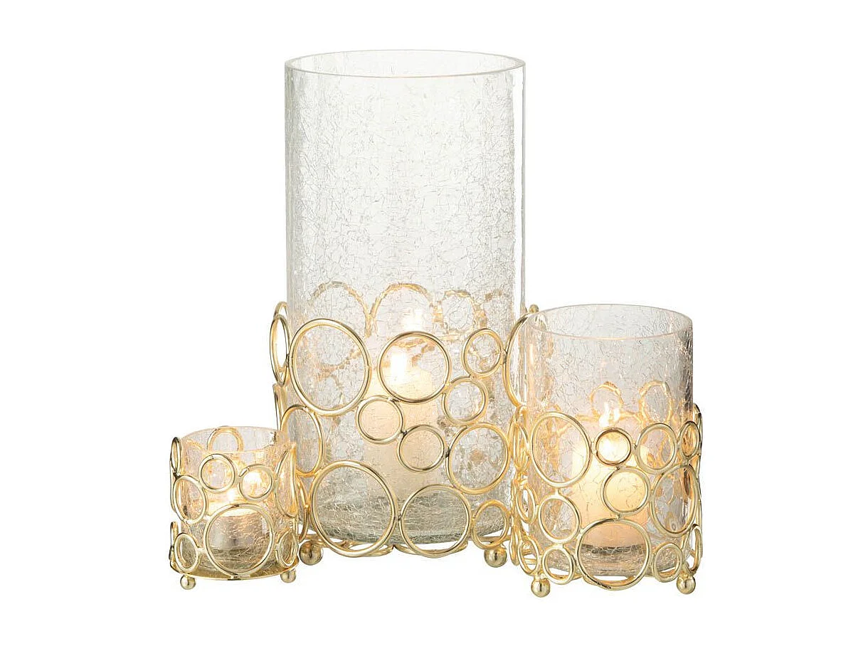 Photophore Design en Verre "Kyev" 9cm Transparent