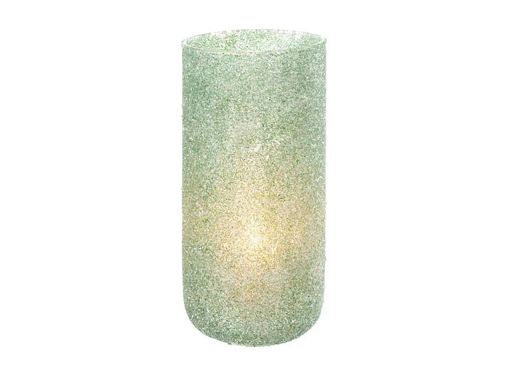 Photophore Déco en Verre "Fore" 28cm Vert