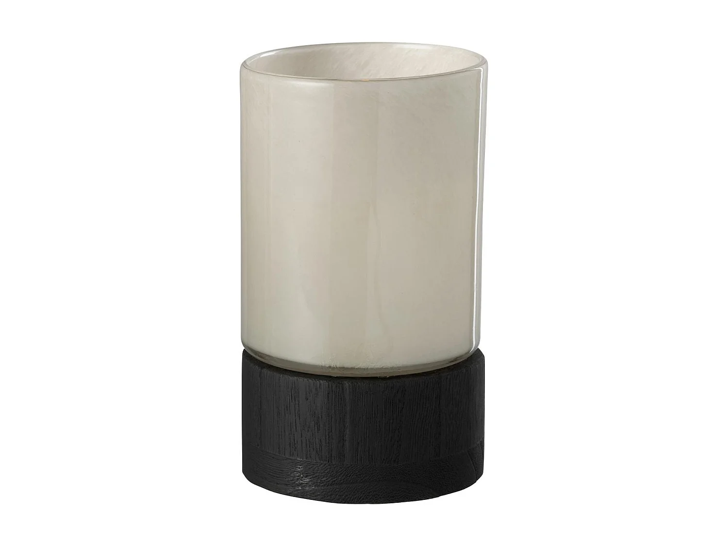 Photophore Design "Ray" 20cm Gris & Noir