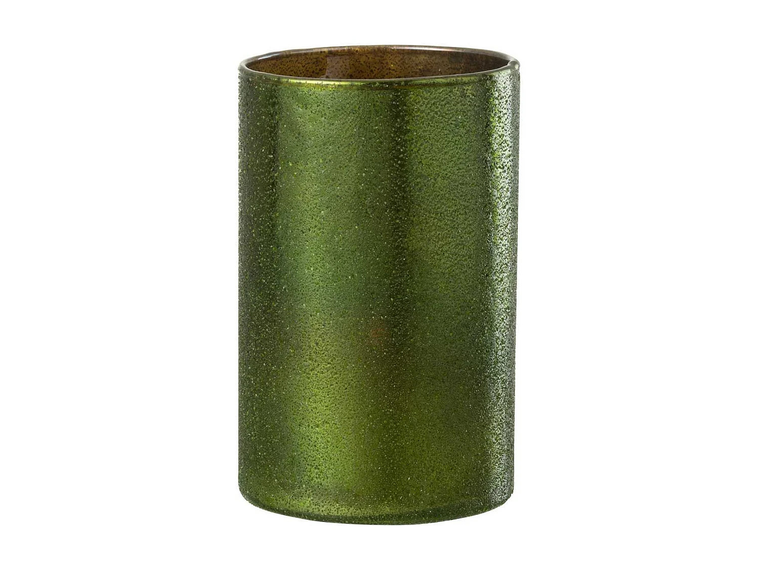 Photophore Miroir en Verre "Anton" 12cm Vert