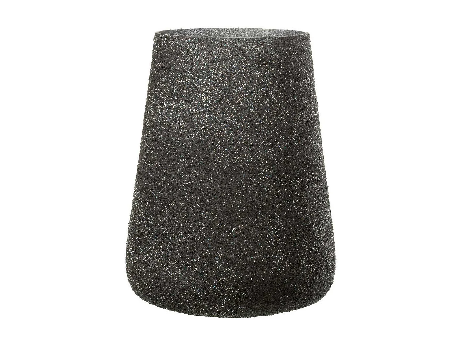 Photophore à Paillettes en Verre "Lorie" 23cm Mauve