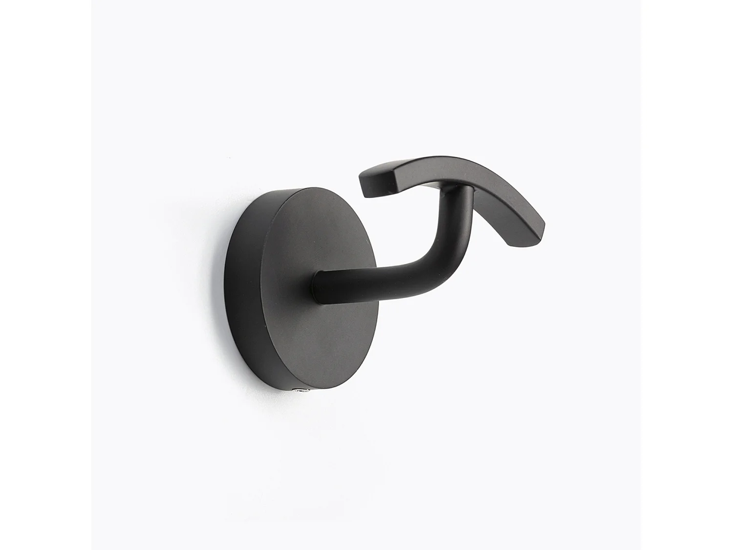 Patère à fixer blanche ou noir en inox - BATHBAZAAR