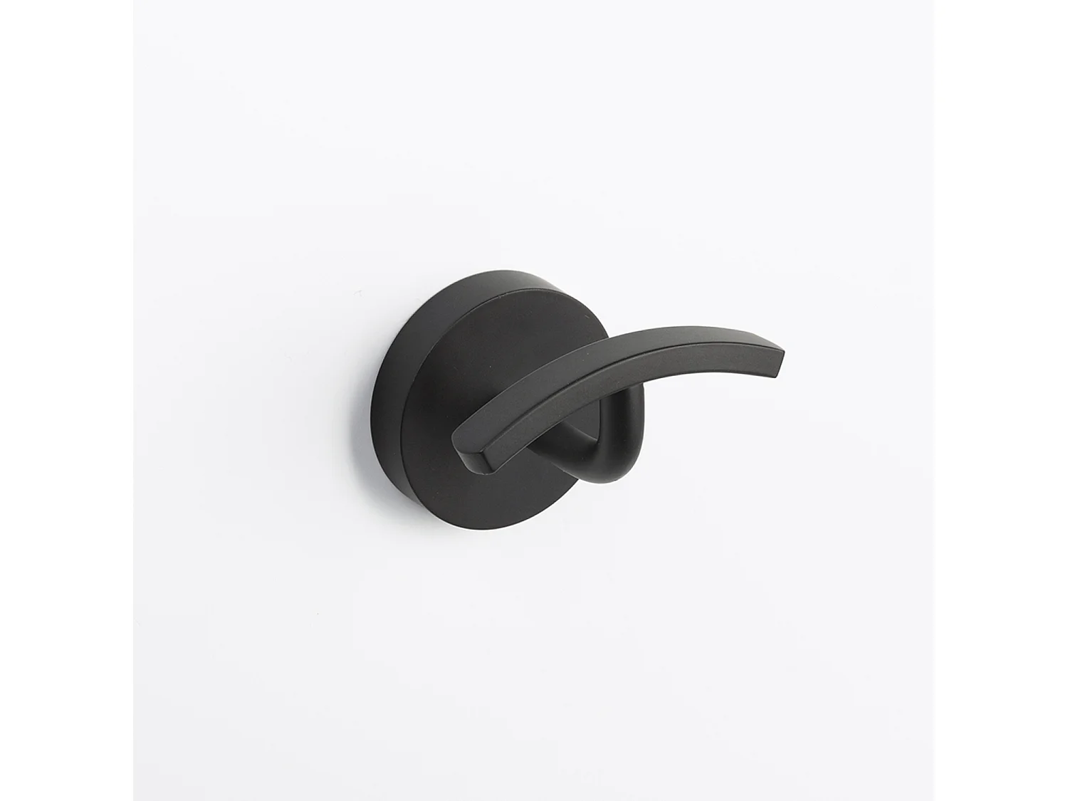 Patère à fixer blanche ou noir en inox - BATHBAZAAR