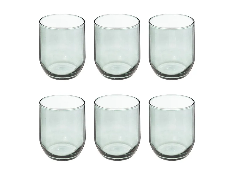 Lot de 6 Verres à Eau "Paol'Eau" 31cl Vert