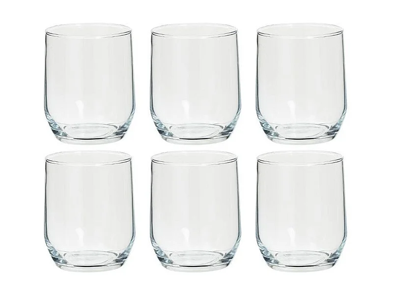 Lot de 6 Gobelets Bas "Paol'eau" 31cl Transparent