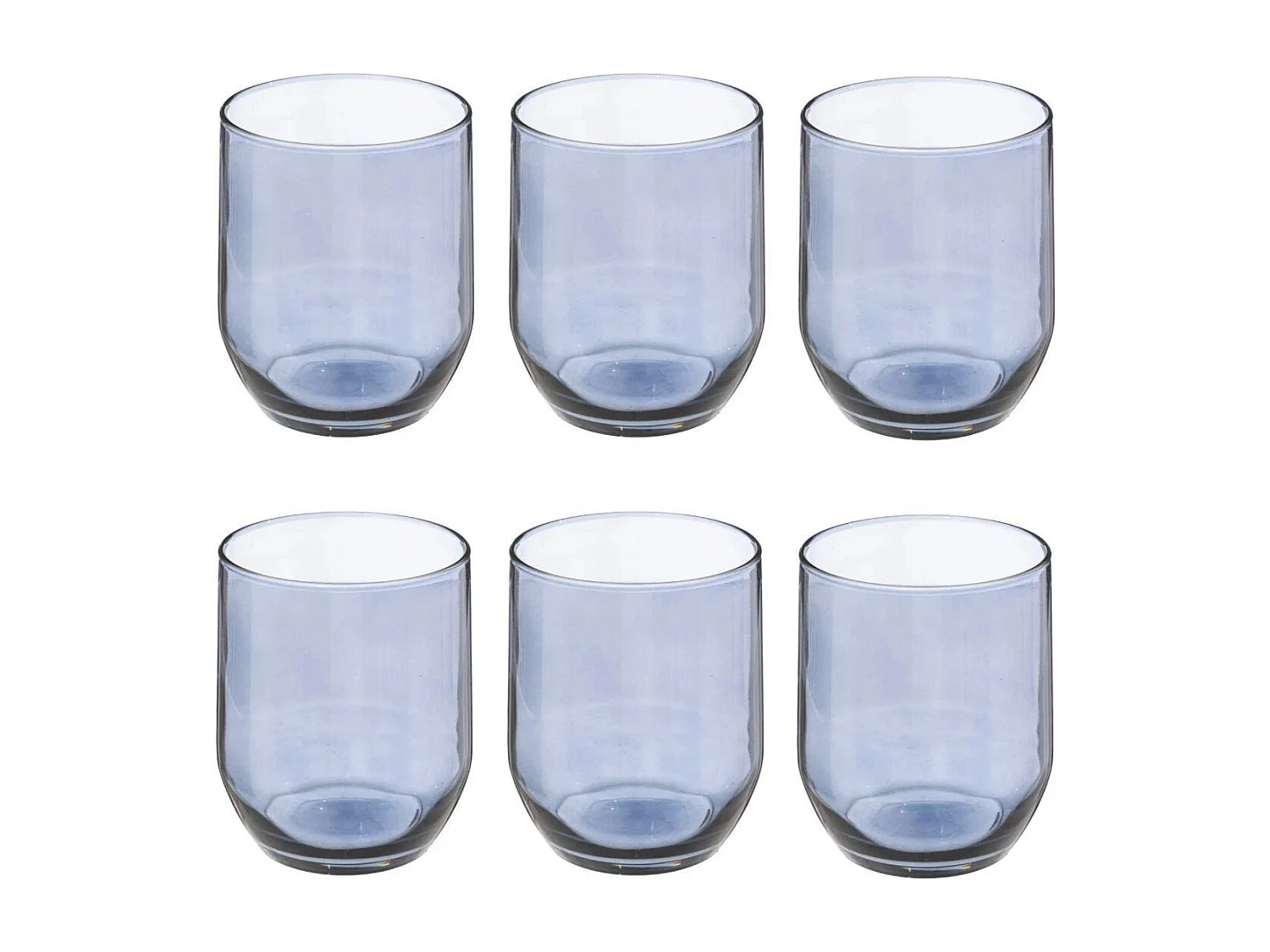 Lot de 6 Verres à Eau "Paol'Eau" 31cl Bleu