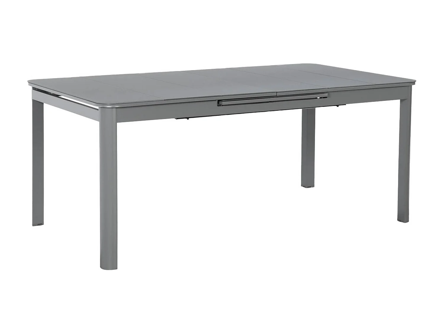 Table de jardin extensible aluminium 8 places anthracite - Soria