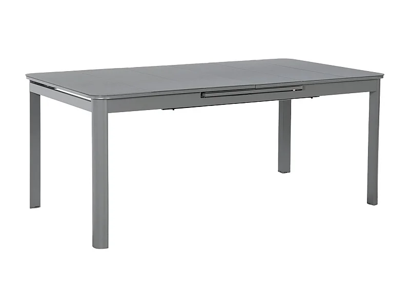 Table de jardin extensible aluminium 8 places anthracite - Soria