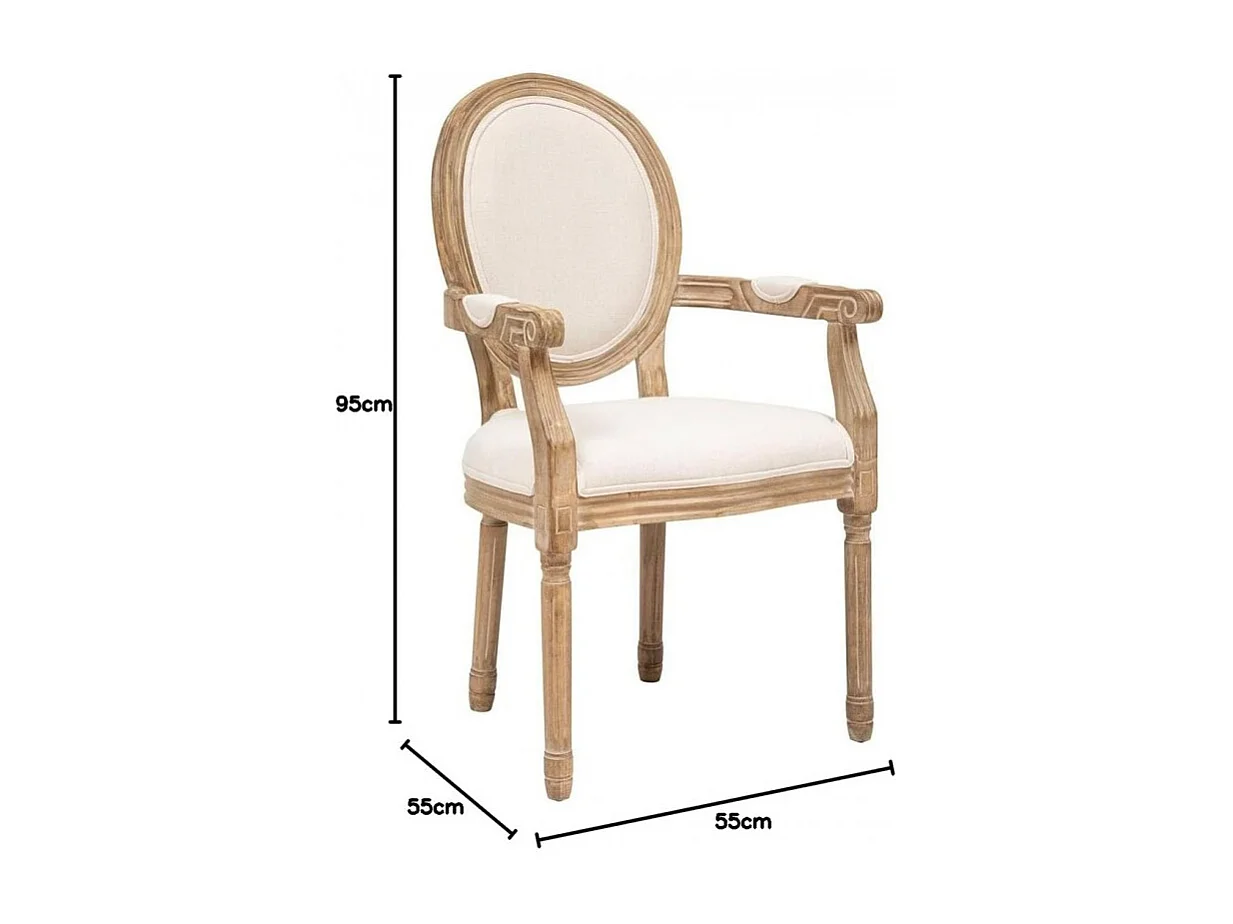 Chaise de Salle à Manger Chaise de Salon élégant en bois massif - Longueur 55 x Profondeur 55 x Hauteur 95 cm