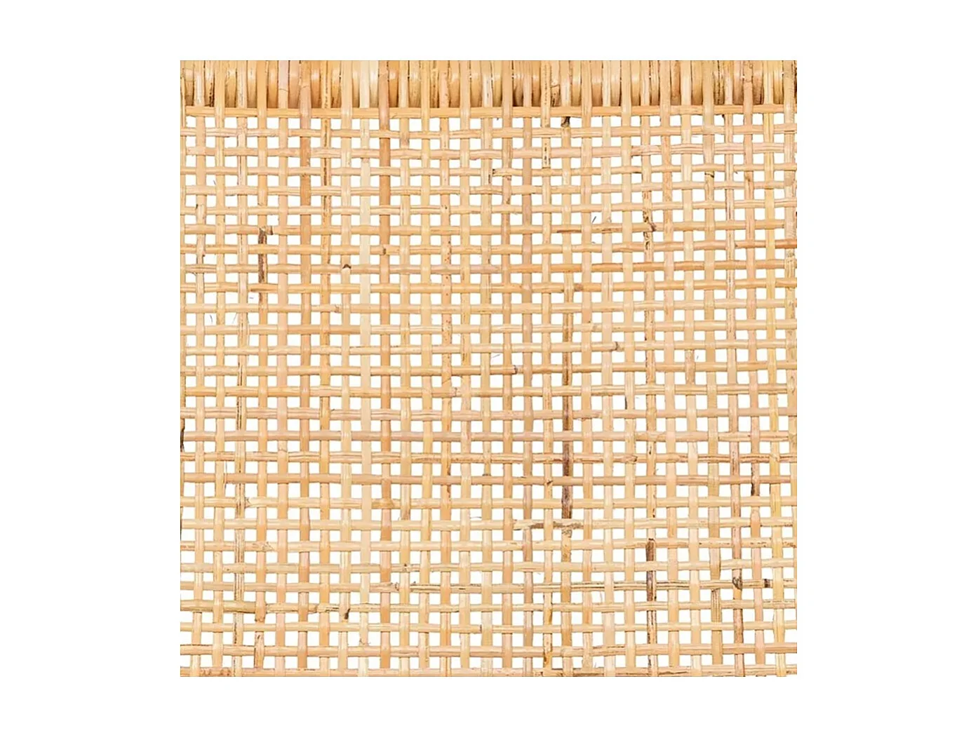 Lot de 2 Fauteuil chaise en teck et tressage en rotin - Longueur 65 x largeur 80 x Hauteur 71 cm