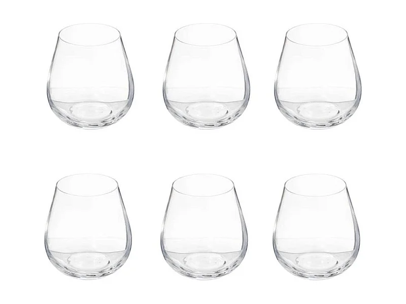 Lot de 6 Verres à Eau "Lena" 38cl Transparent