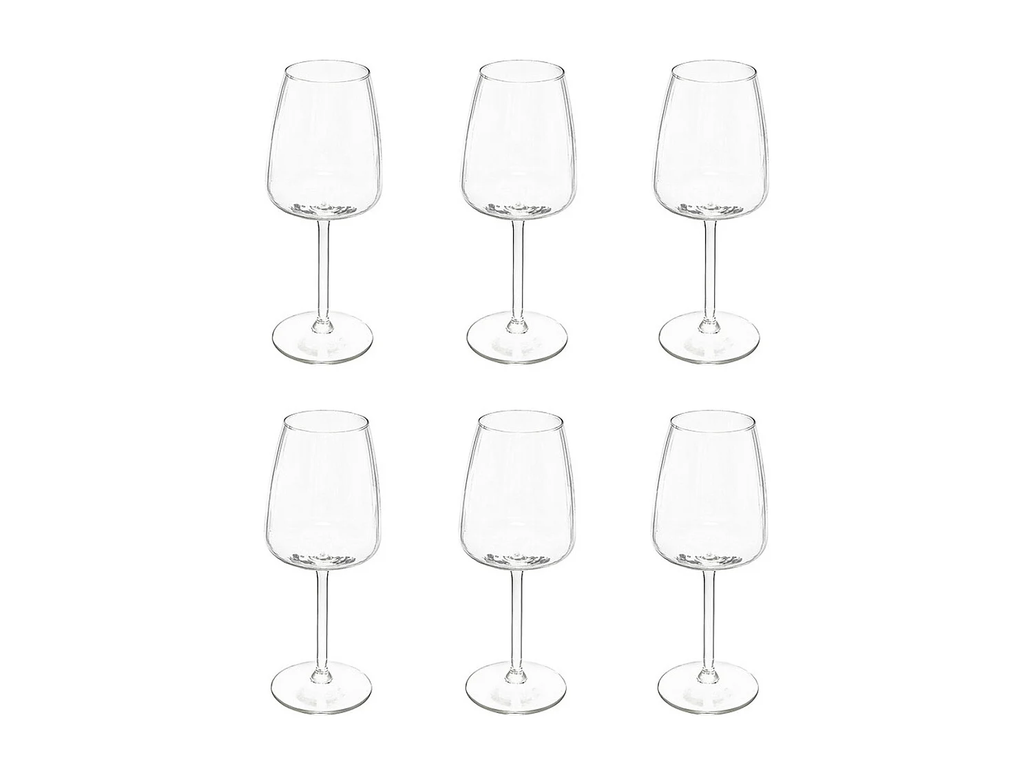 Lot de 6 Verres à Eau "Tanya" 43cl Transparent