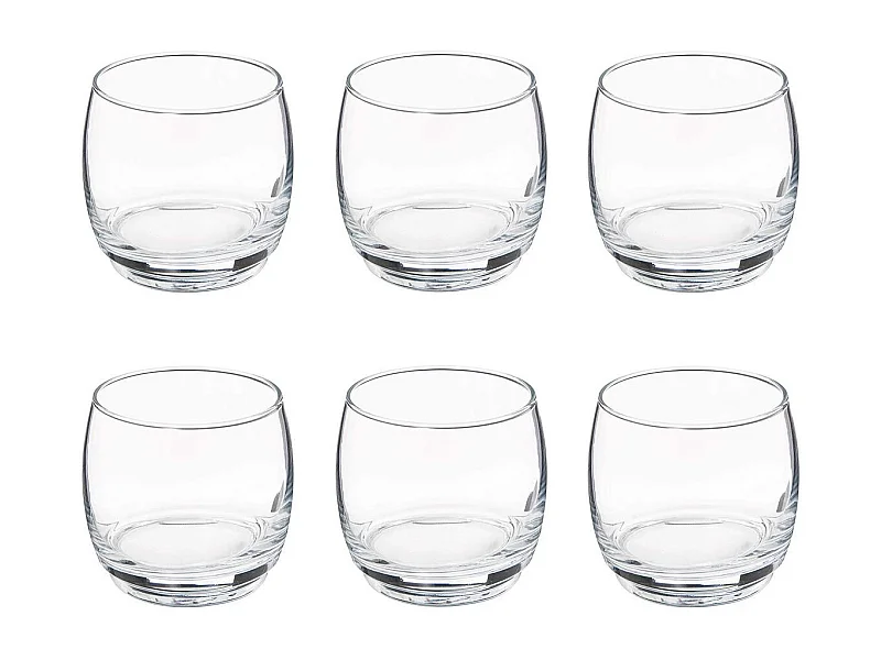 Lot de 6 Verres à Eau "Empileau" 32cl Transparent