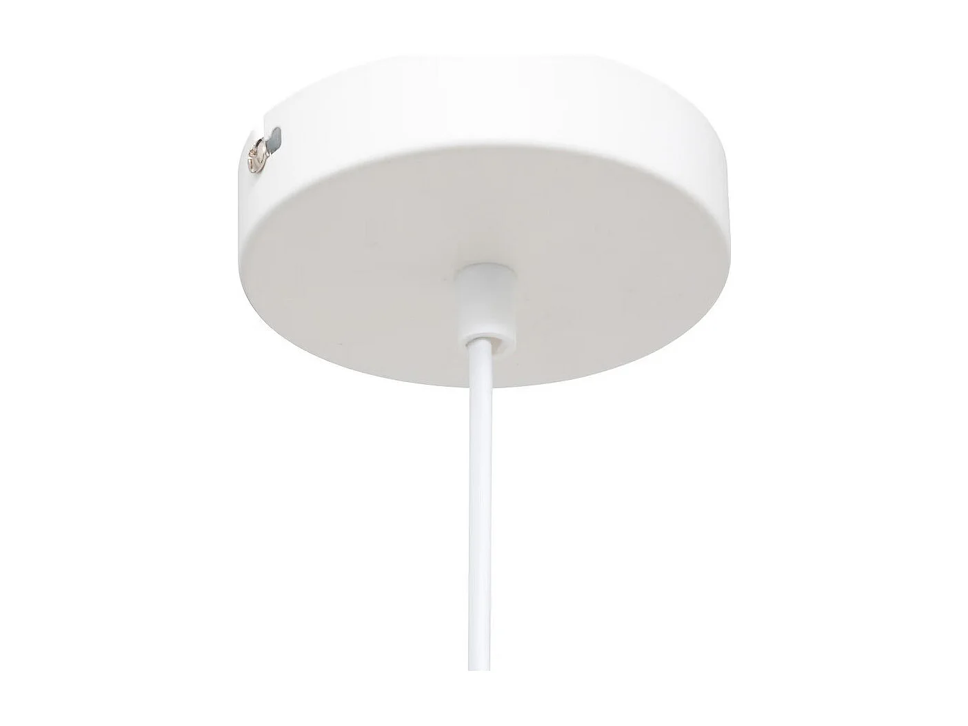 Lampe Suspension en Verre "Travis" 25cm Blanc