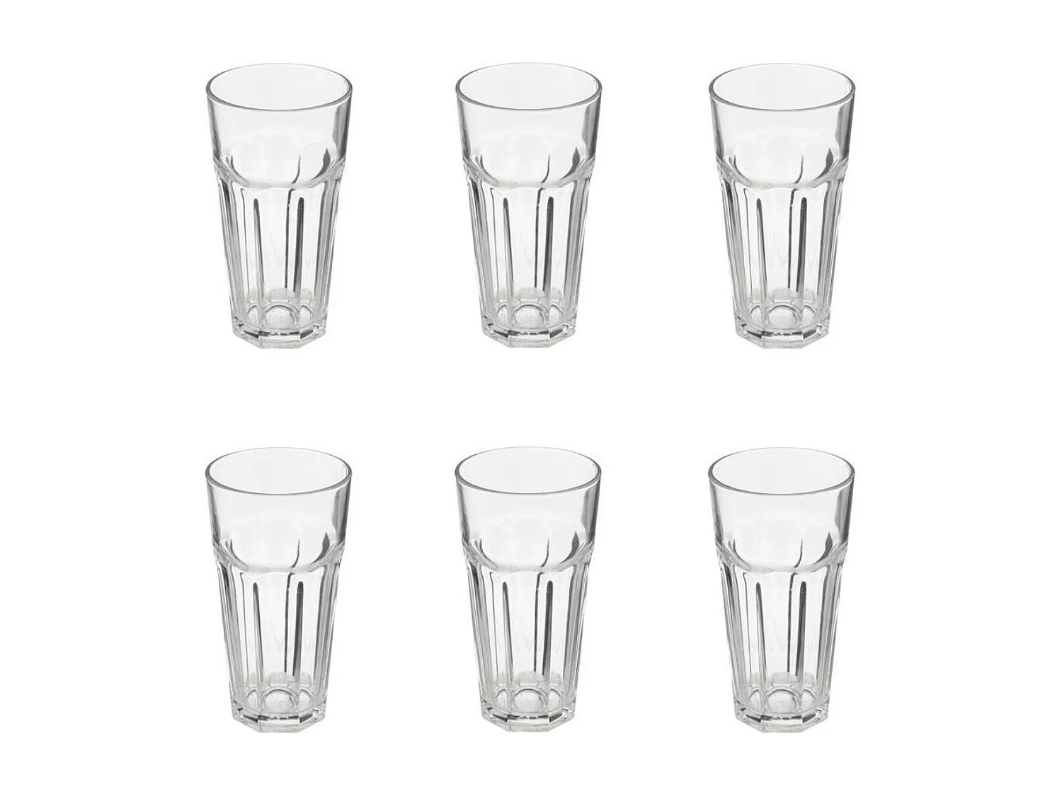 Lot de 6 Verres "Mojito" 47cl Transparent
