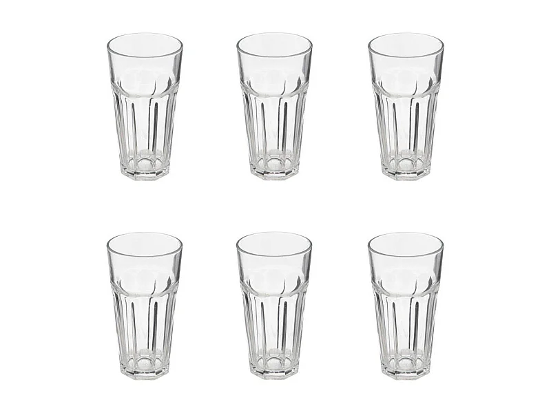 Lot de 6 Verres "Mojito" 47cl Transparent