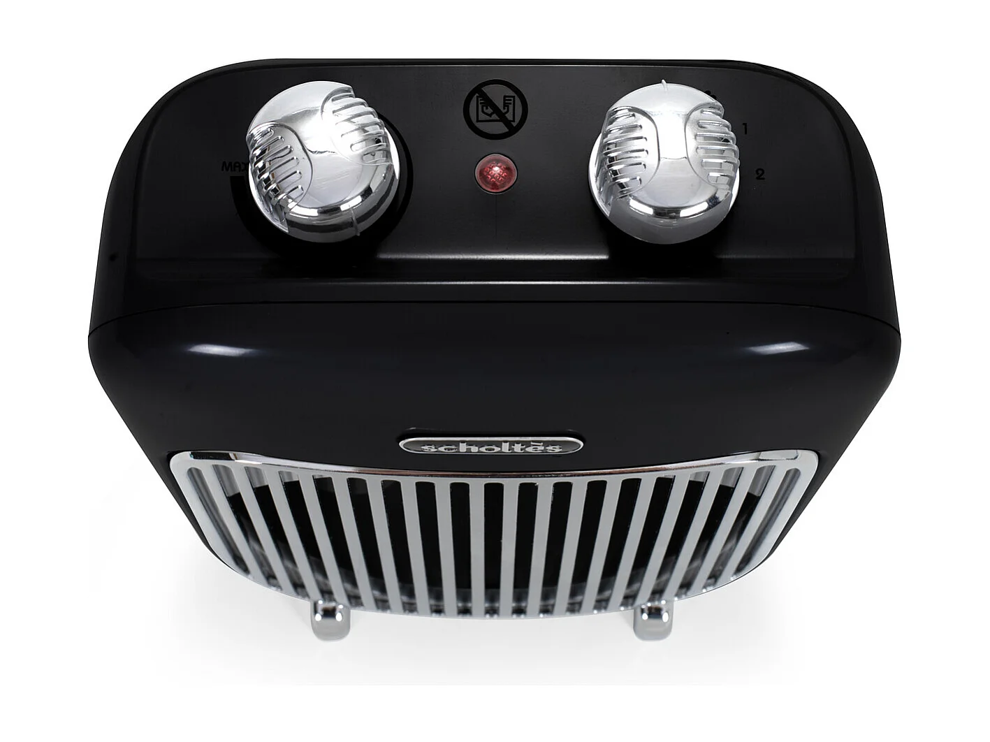 Scholtes SCSV500N heteluchtkachel 2000W zwart, IP21, 3 standen, instelbare thermostaat, draagbaar