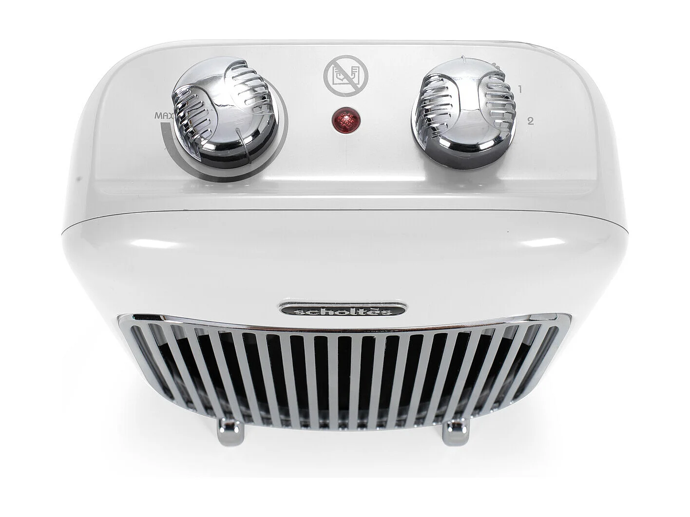 Elektrische heteluchtverwarmer Scholtes 2000W wit, IP21, 3 standen, instelbare thermostaat, draagbaar, ideaal voor badkamer 20m²