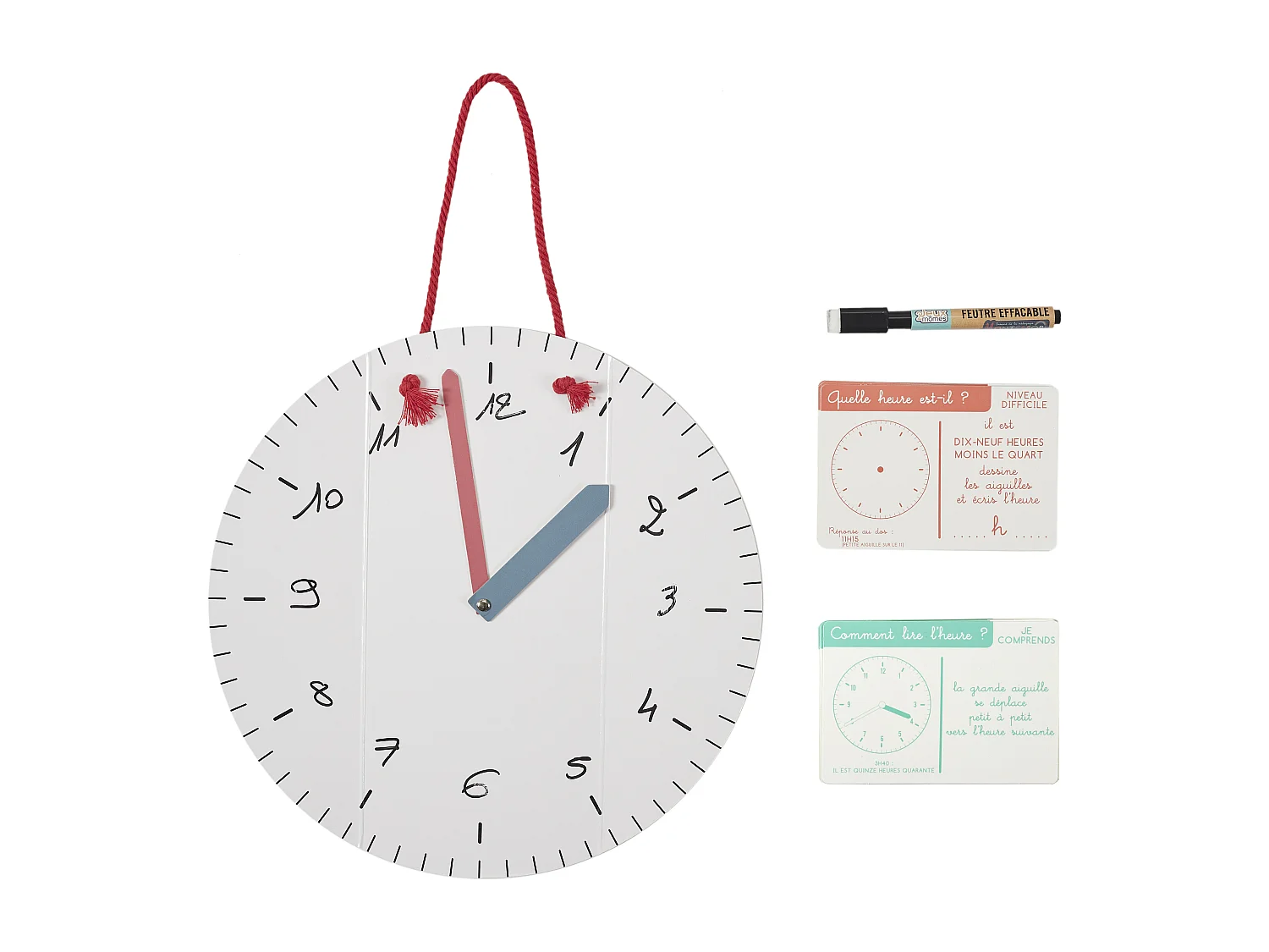 Jeu Je Comprends L Heure Multicolore