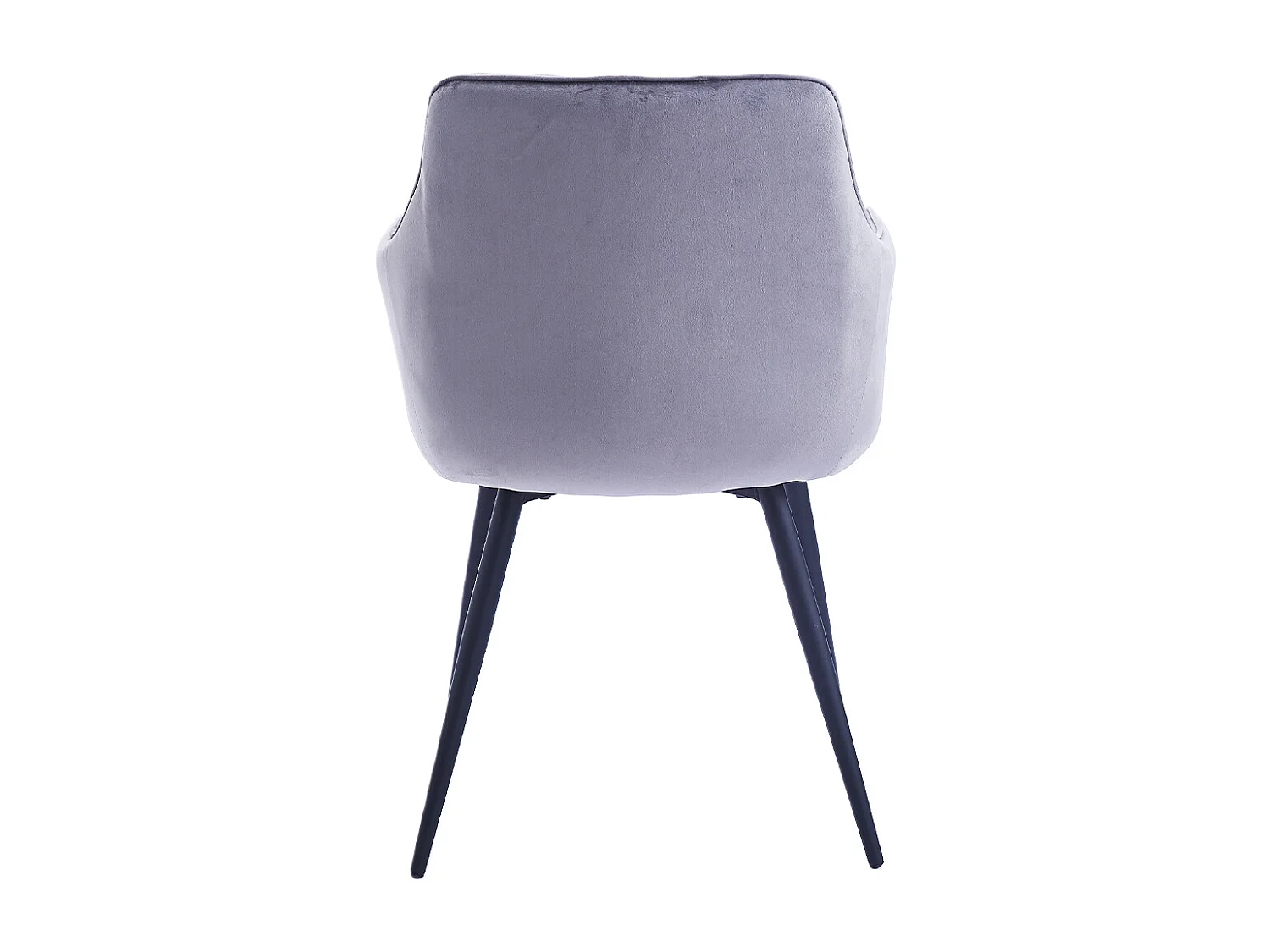 Set 2 Sedie da Pranzo in Velluto Grigio Ergonomica Poltrona Sedia Ufficio Casa