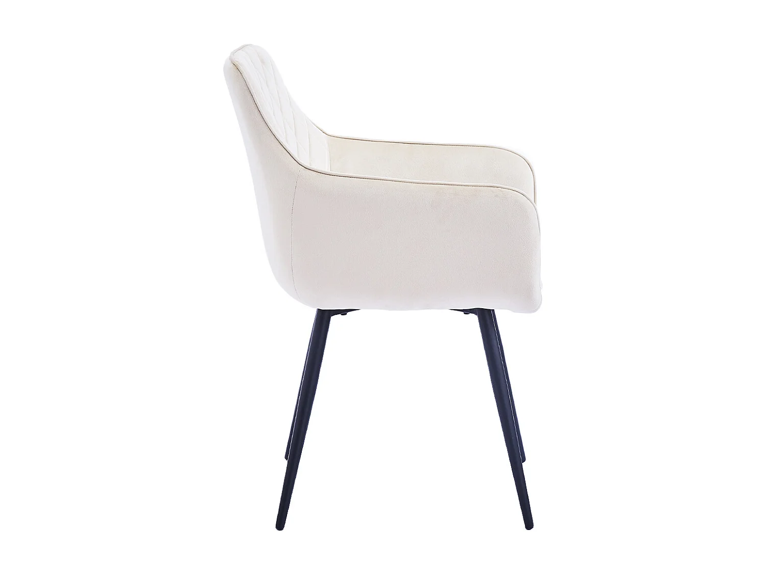 Set 2 Sedie da Pranzo in Velluto Beige Ergonomica Poltrona Sedia da Ufficio Casa