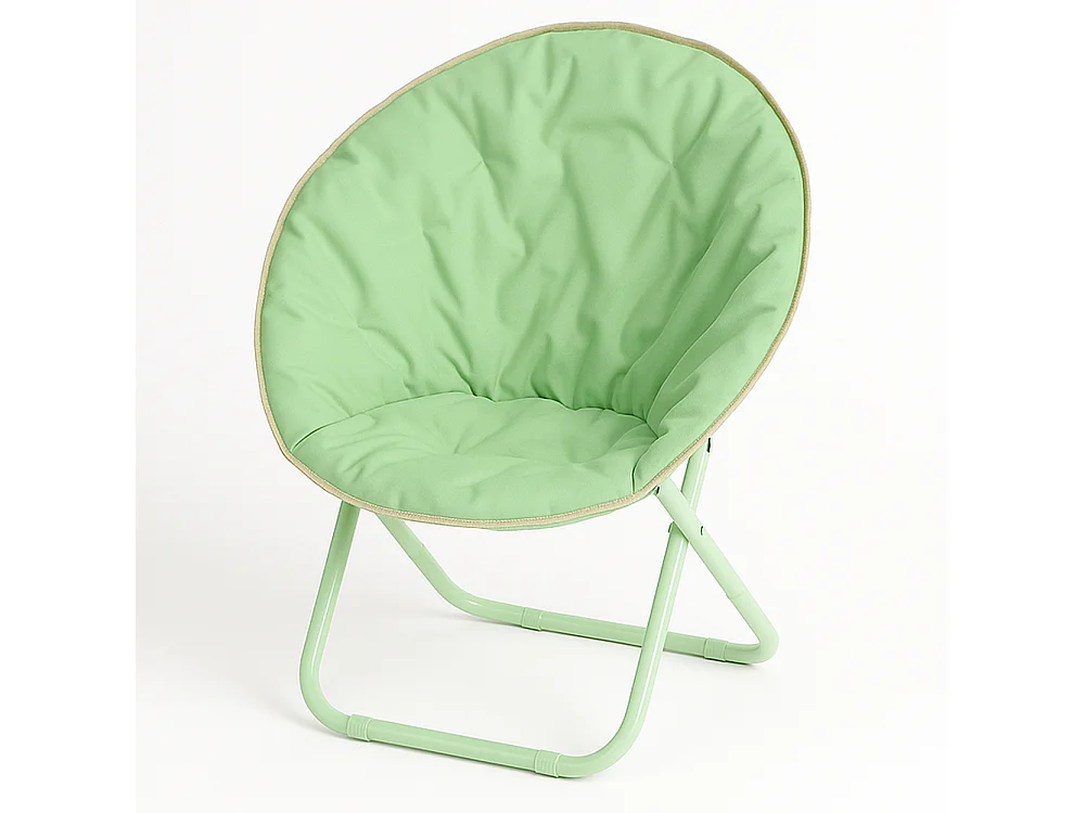 Sedia Pieghevole Moon Regista Poltrona Relax Ergonomica Salvia Salvaspazio 60x78