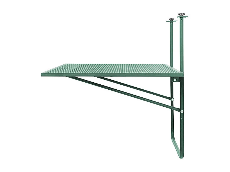 Tavolo Ribaltabile Da Balcone Giobbe Verde 70x45x52cm