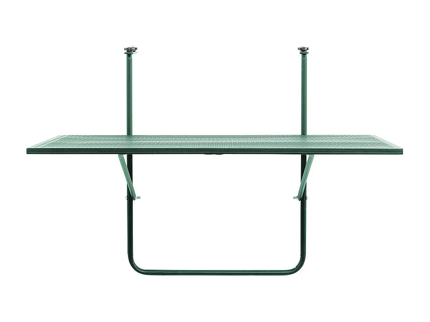 Tavolo Ribaltabile Da Balcone Giobbe Verde 70x45x52cm
