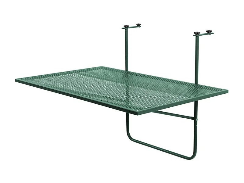 Tavolo Ribaltabile Da Balcone Giobbe Verde 70x45x52cm