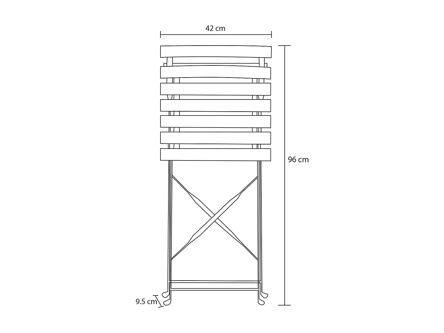 Set 3 Pezzi Giardino Tavolo 2 Sedie da Bistrot Pieghevole Modello Parigi Azzurro