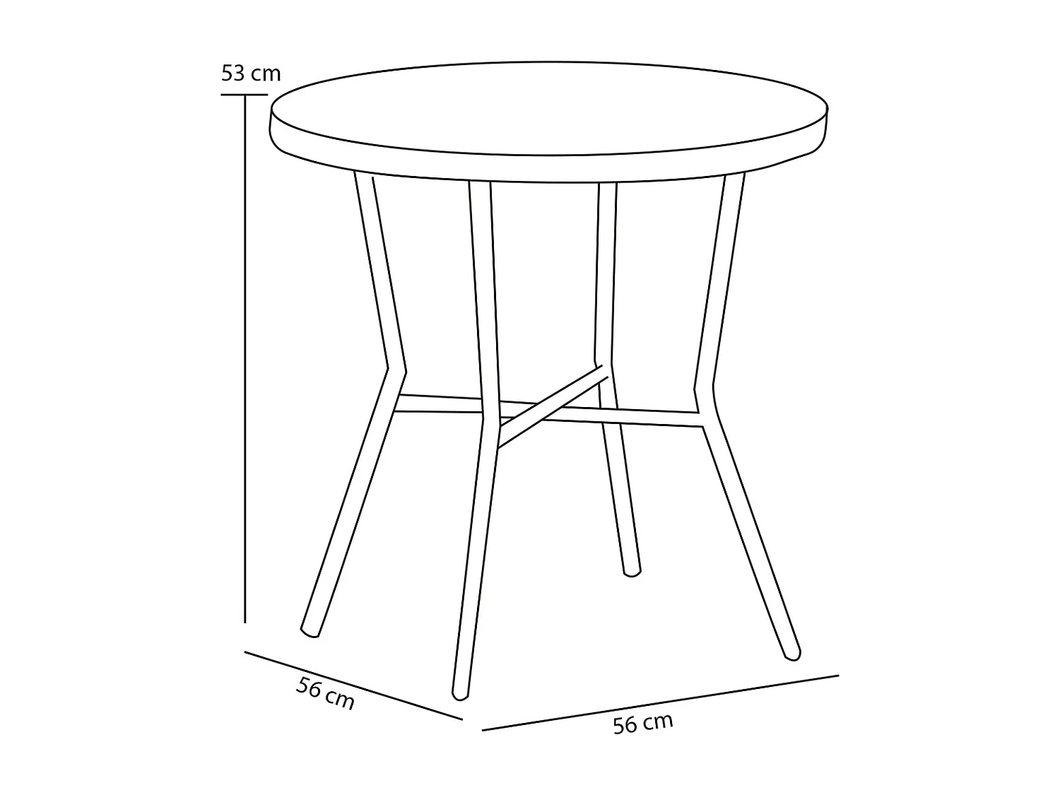 Set Tavolo e 2 Sedie da Giardino in Polyrattan Design Intrecciato da Esterno